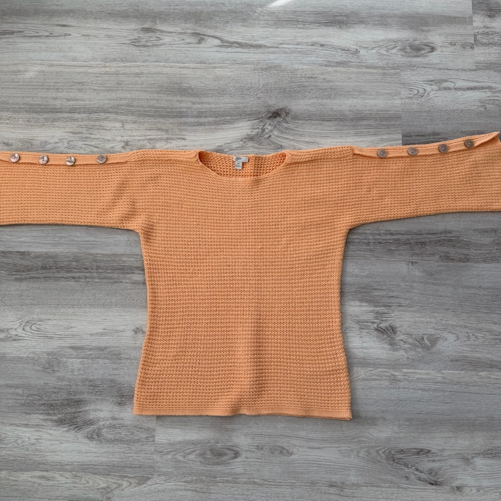 J. Jill Peach Knit Sweater